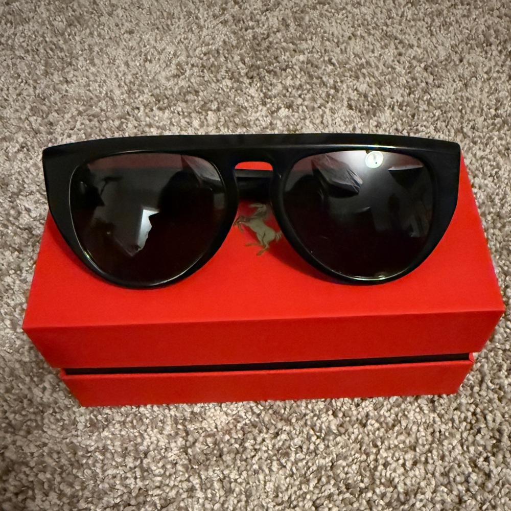 Ferrari Black Sunglasses